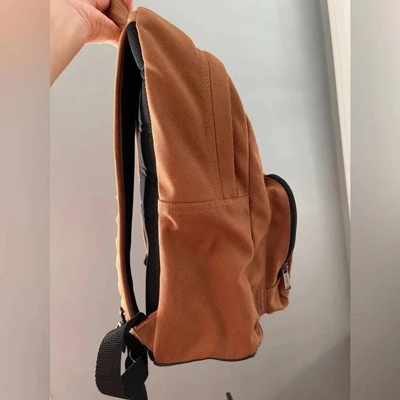 Carhartt Legacy Classic Work Nylon Canvas Backpack Brown 23L Single-Compartment - Picture 3 of 16